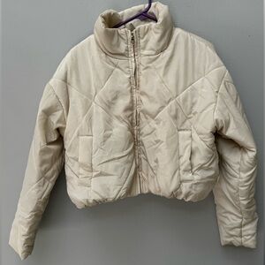 Superdown Cream Coat in Small